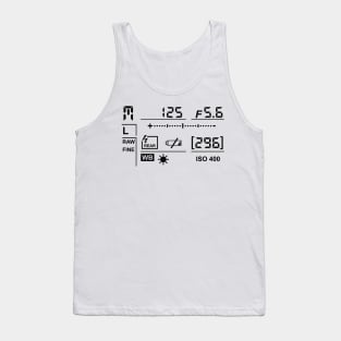 Camera Display Tank Top